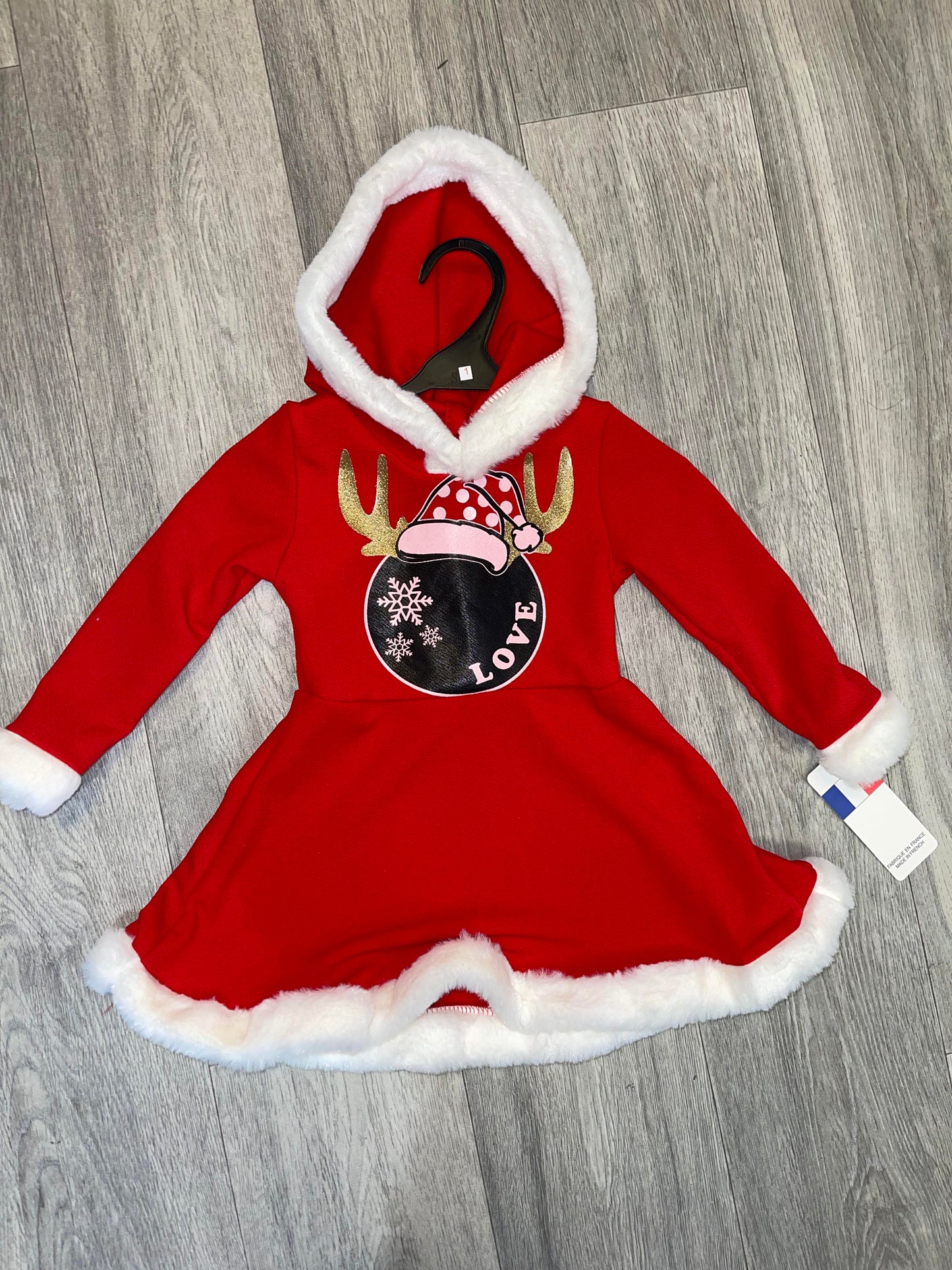 Robe à capuche Noël